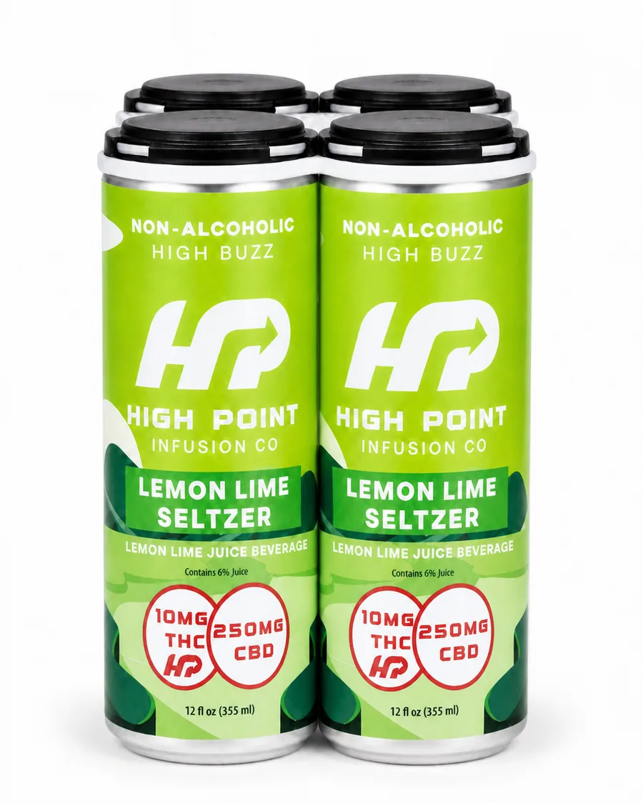 Lemon Lime Seltzer – High Buzz (10mg THC)