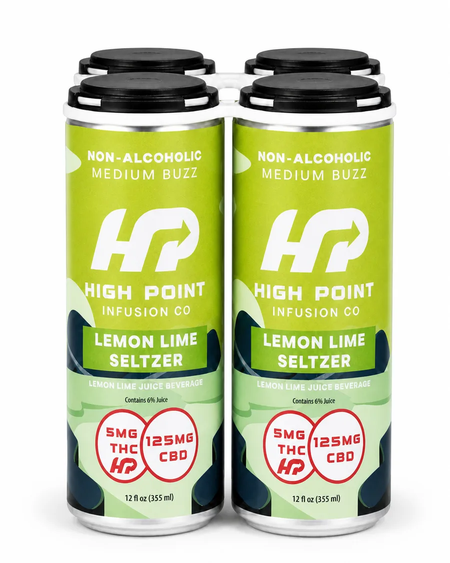 Lemon Lime Seltzer – Medium Buzz (5mg THC)
